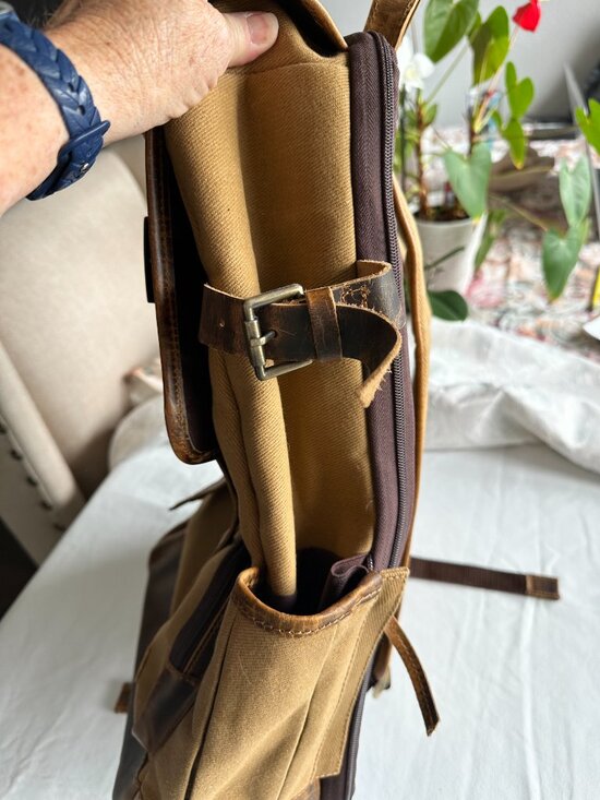 Original Tan Kodiak Bucket List Adult Backpack. New without tags. main image 4